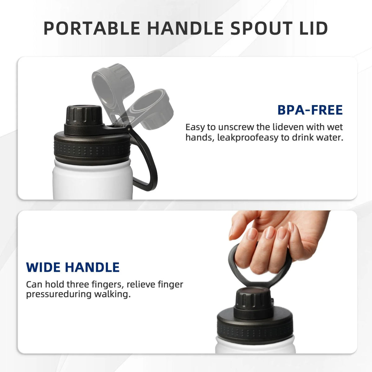18OZ Insulated Stainless Steel Water Bottle V91728