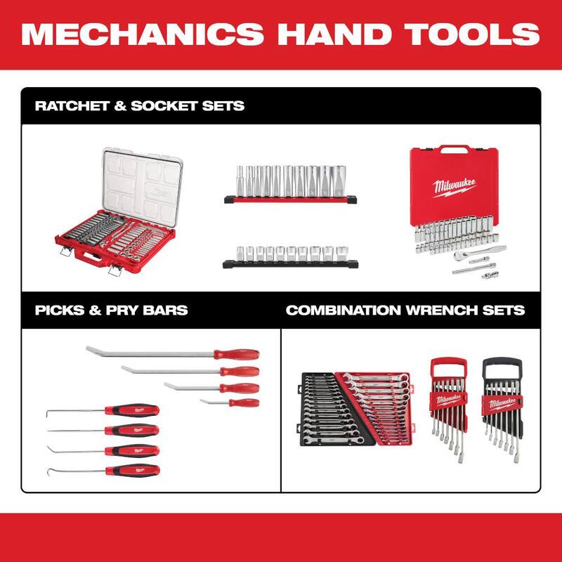 7-Piece Flex-Head Ratcheting Combination Wrench Set Metric L4767