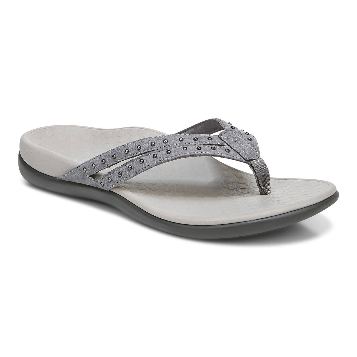 Slate Grey Toe Post Sandal B843