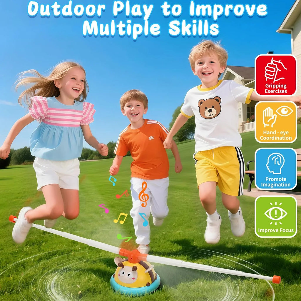 Outdoor Toy Toss Ring Baseball Game with Music X2844