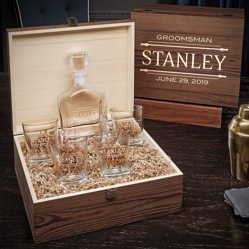 Liquor Decanter Set with Glasses E541799