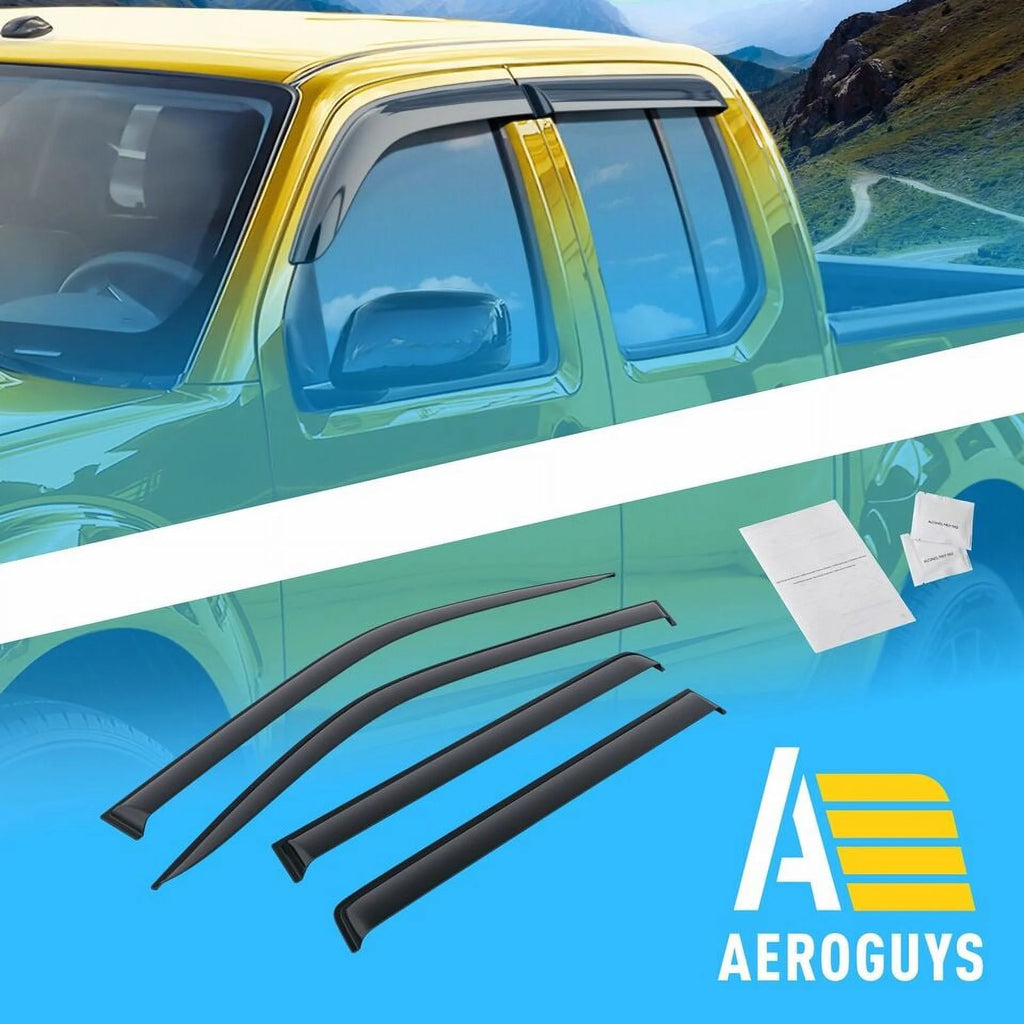 Tape-On Window Deflectors 4pcs B50983