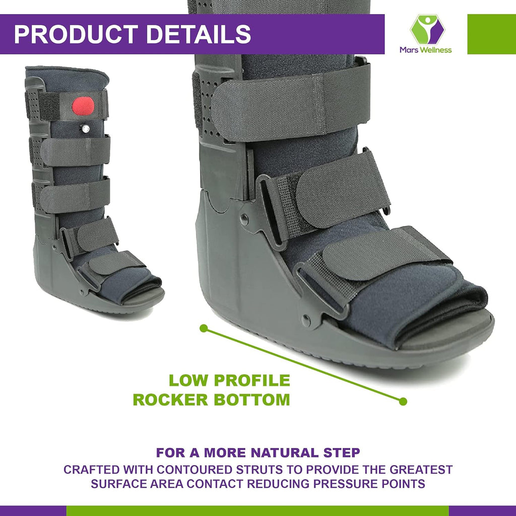 Tall Air Cam Walker Fracture Ankle Foot Stabilizer Boot H13839