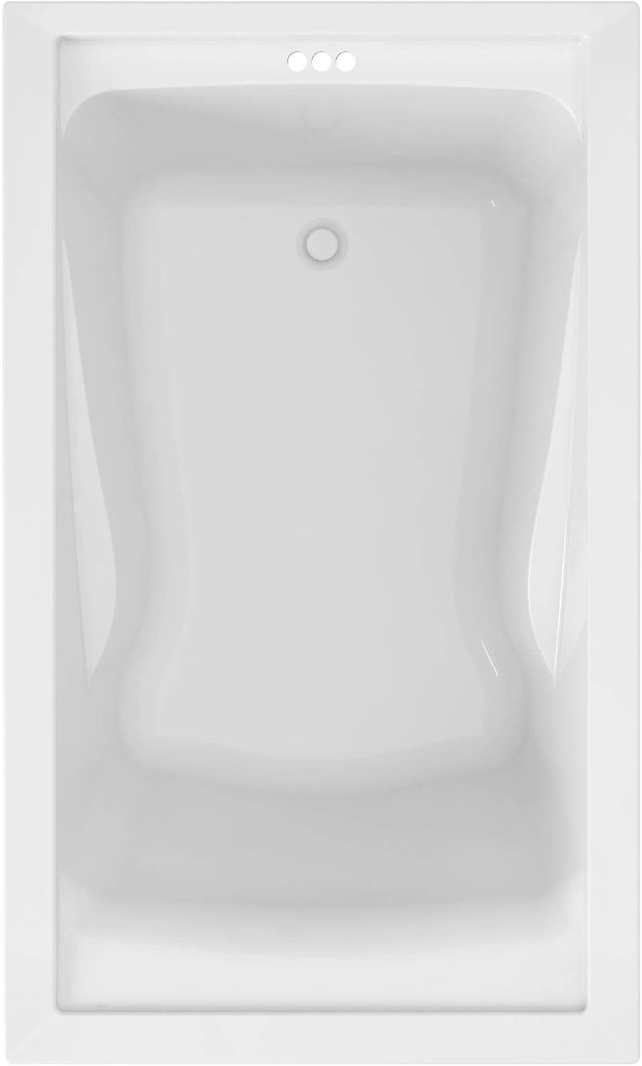 Deep Soaking Tub with Reversible Drain H324572
