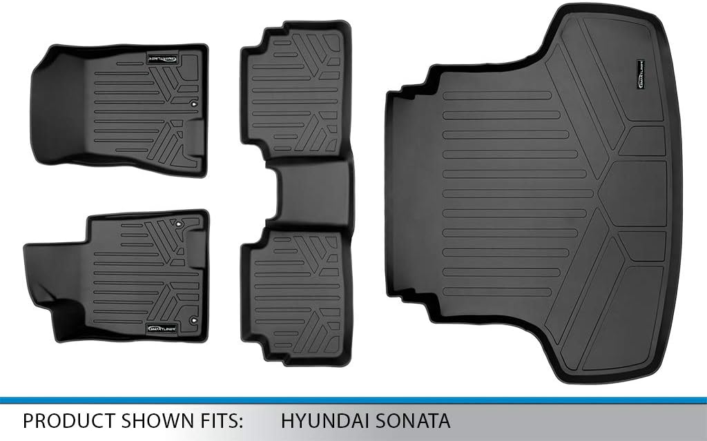 Black Custom Floor Mats and Cargo Liner Set C76332
