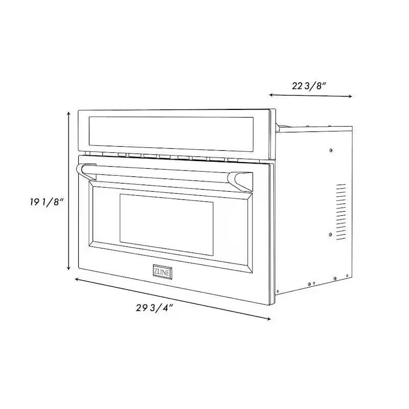 1000-Watt Built-In Microwave Oven in Stainless Steel W11137