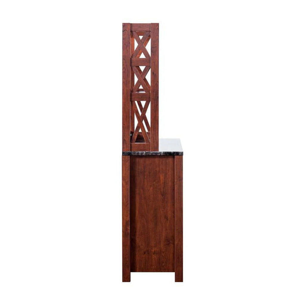 Rustic Wood Multi-Storage Baker Rack G15529
