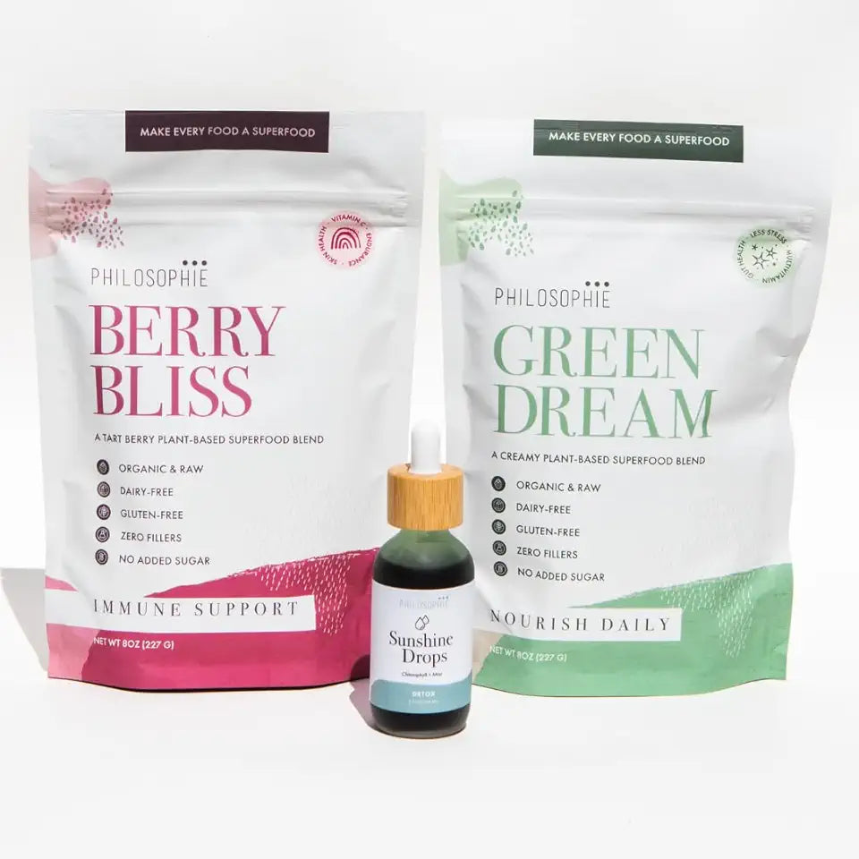 Liquid Chlorophyll & Superfood Powder Blend 3 Pack Z849