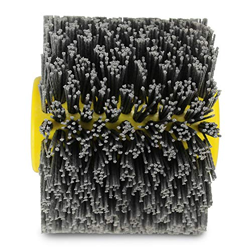 Nylon Wire Brush Drum Rust Remover, 4.5" x 4", Pack of 2 B6288