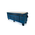 Heavy Duty 84 in. W Matte Blue Mobile Workbench Cabinet R2072