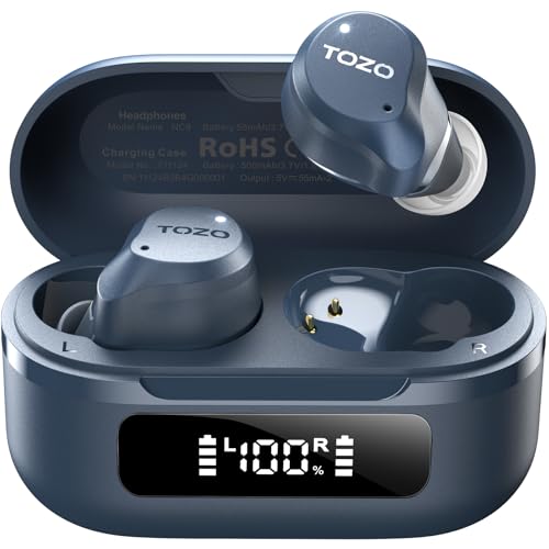Hybrid Active Noise Cancelling Wireless Earbuds IPX8 Bluetooth 5.3 A8445