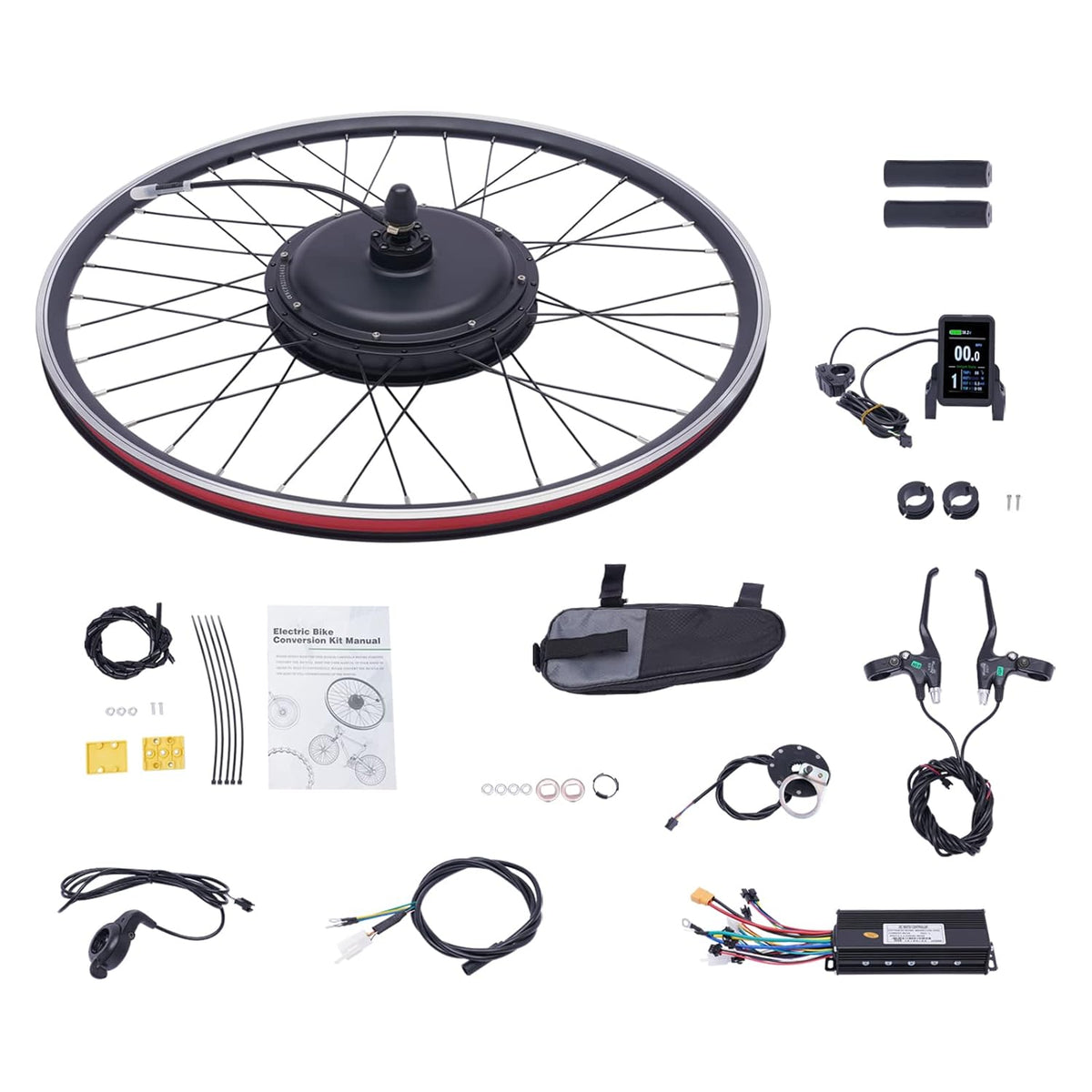 48V 1000W Electric Bicycle Front Hub Motor Conversion Kit S234915