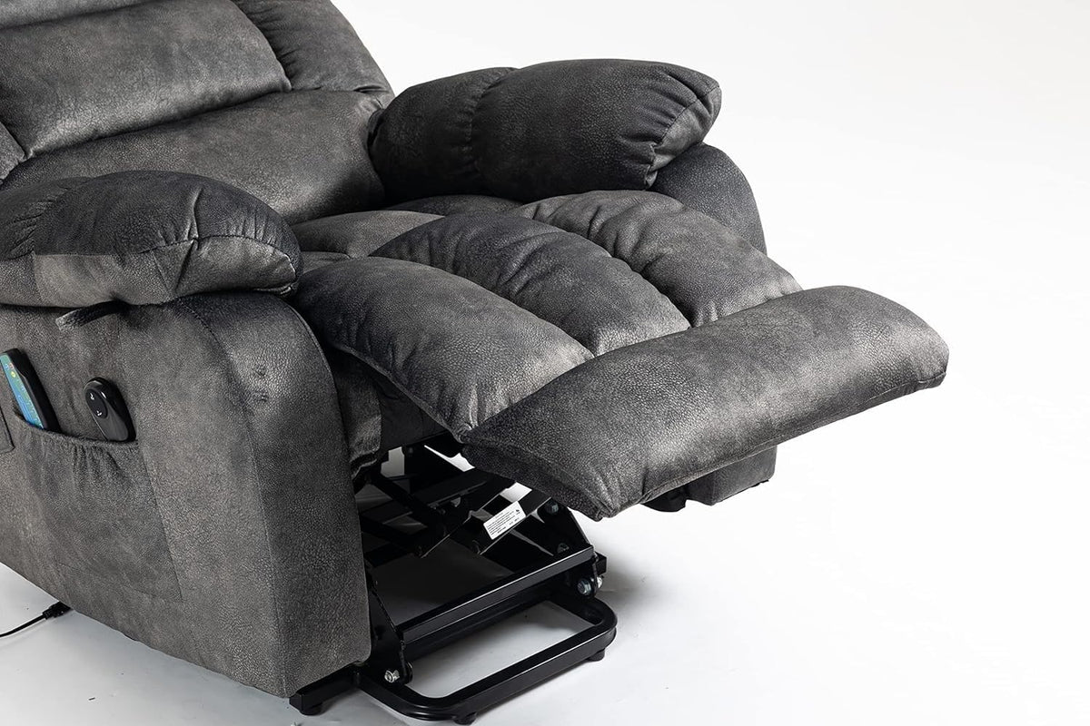 Oversized Dual Motor Lift Recliner with Heat and Massage F5063