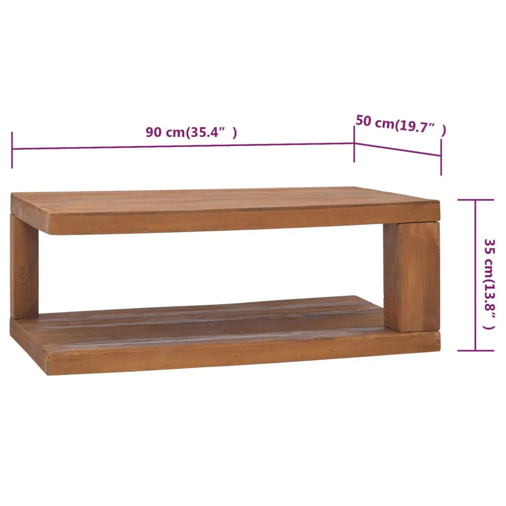 Solid Teak Wood Coffee Table S173