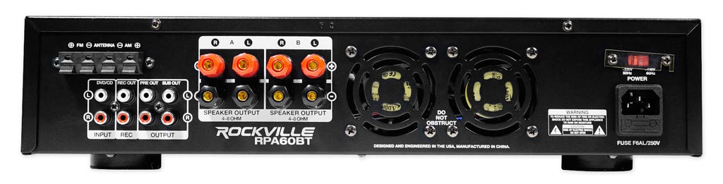 12 3-Way 1000W PA Speakers with Bluetooth Amplifier N719