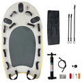 PVC Inflatable Water Rescue Sled Floating Mat Surfing Board O473