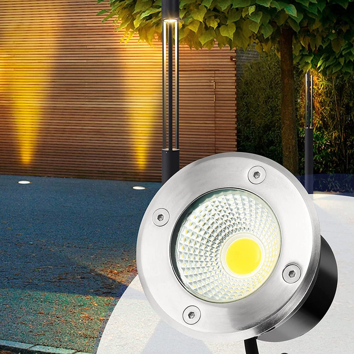 12W Warm White LED Well Light 10 Pack T996338