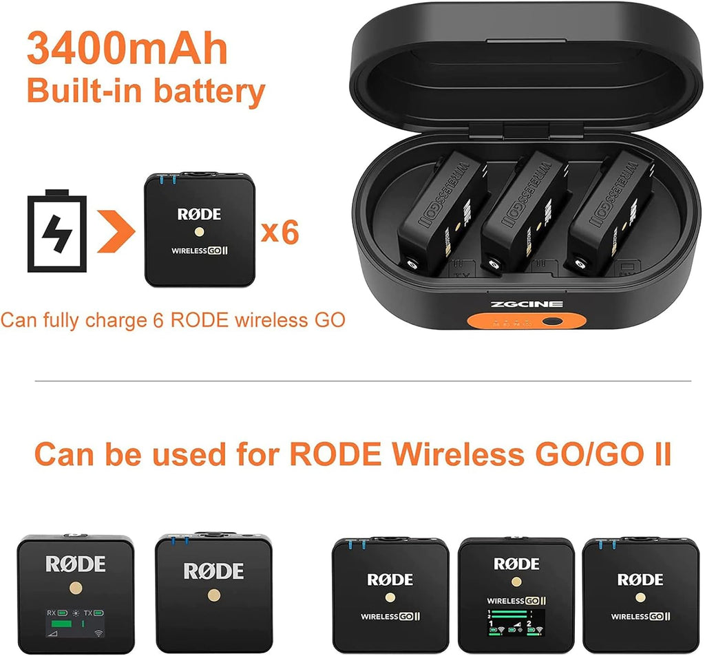 Wireless Charging Case with 3400mAh Built-in Battery H60074