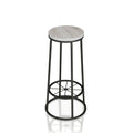 Rustic Metal Barstools Set of 2 Q320209