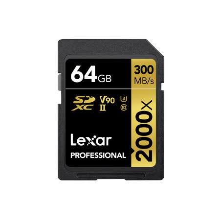 64GB SDHC UHS-II U3 V90 Memory Card H99047