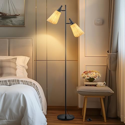 Gold Floor Lamp with Foot Switch Standing Lamp K279137