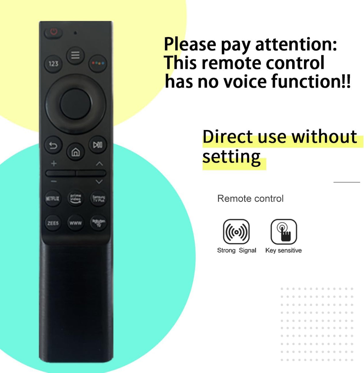 Replacement Remote Control for Samsung Smart TV Q44235