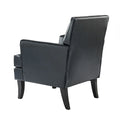 Polyester Accent Chair with Solid Wooden Legs Set of 2 U380111