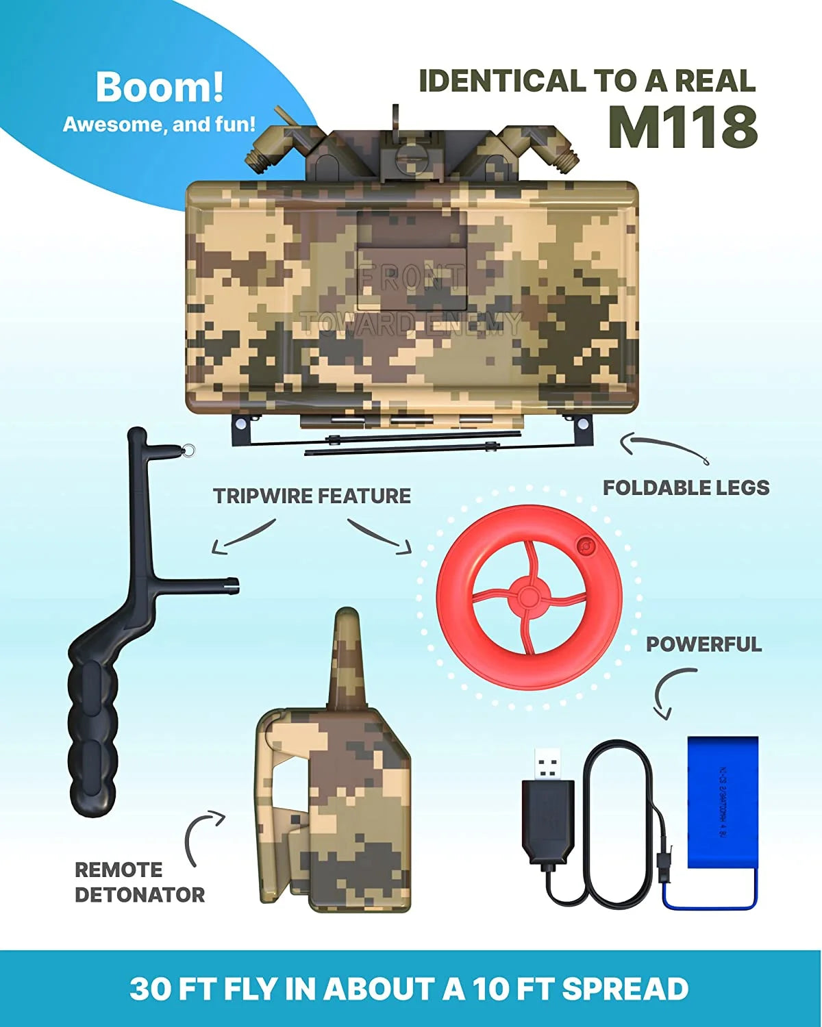 Brown Plastic Claymore Toy, 1 Pack T8648