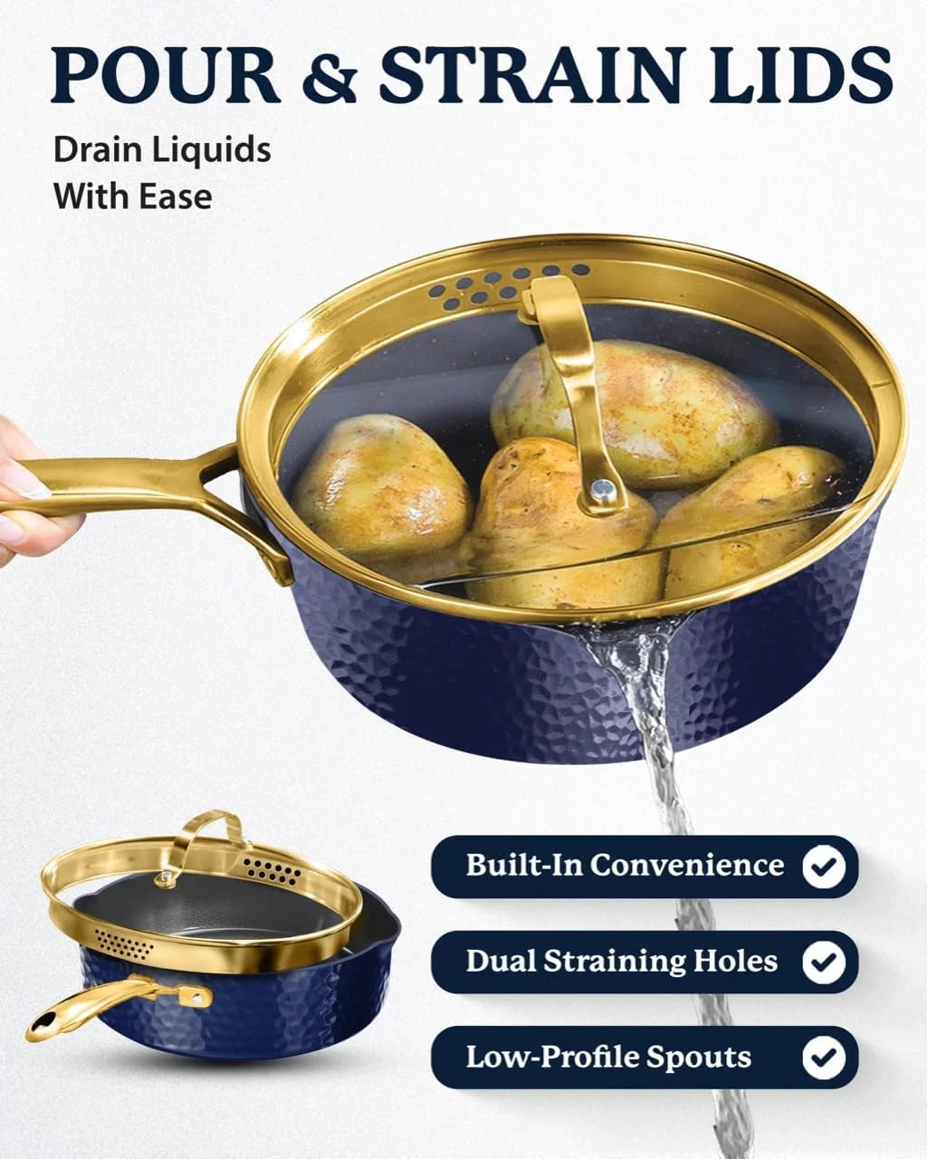4 Qt Non Stick Saute Pan with Lid L862400