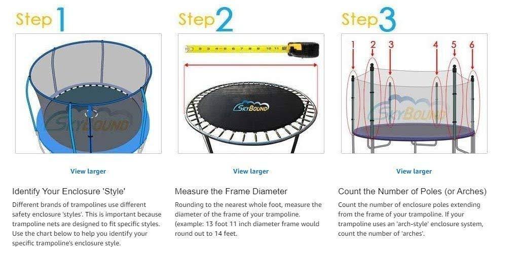 12 Foot Trampoline Safety Net I5850