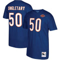 Navy Throwback Player Name Number T-Shirt A68958