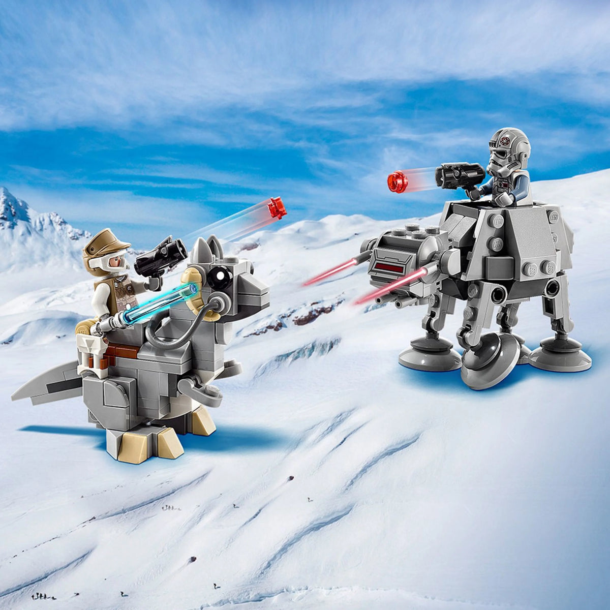 LEGO Star Wars AT-AT vs. Tauntaun Microfighters Building Toy (205 Pieces) N800