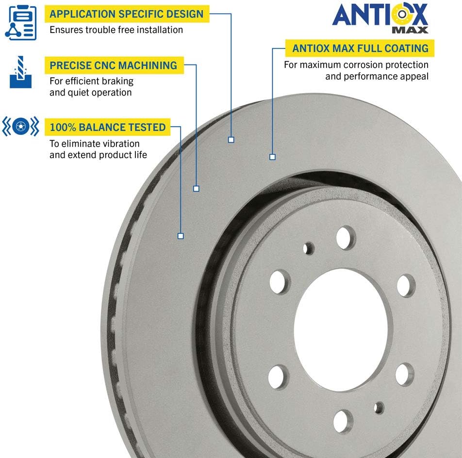 Rear Brake Rotor Pack of 2 E641