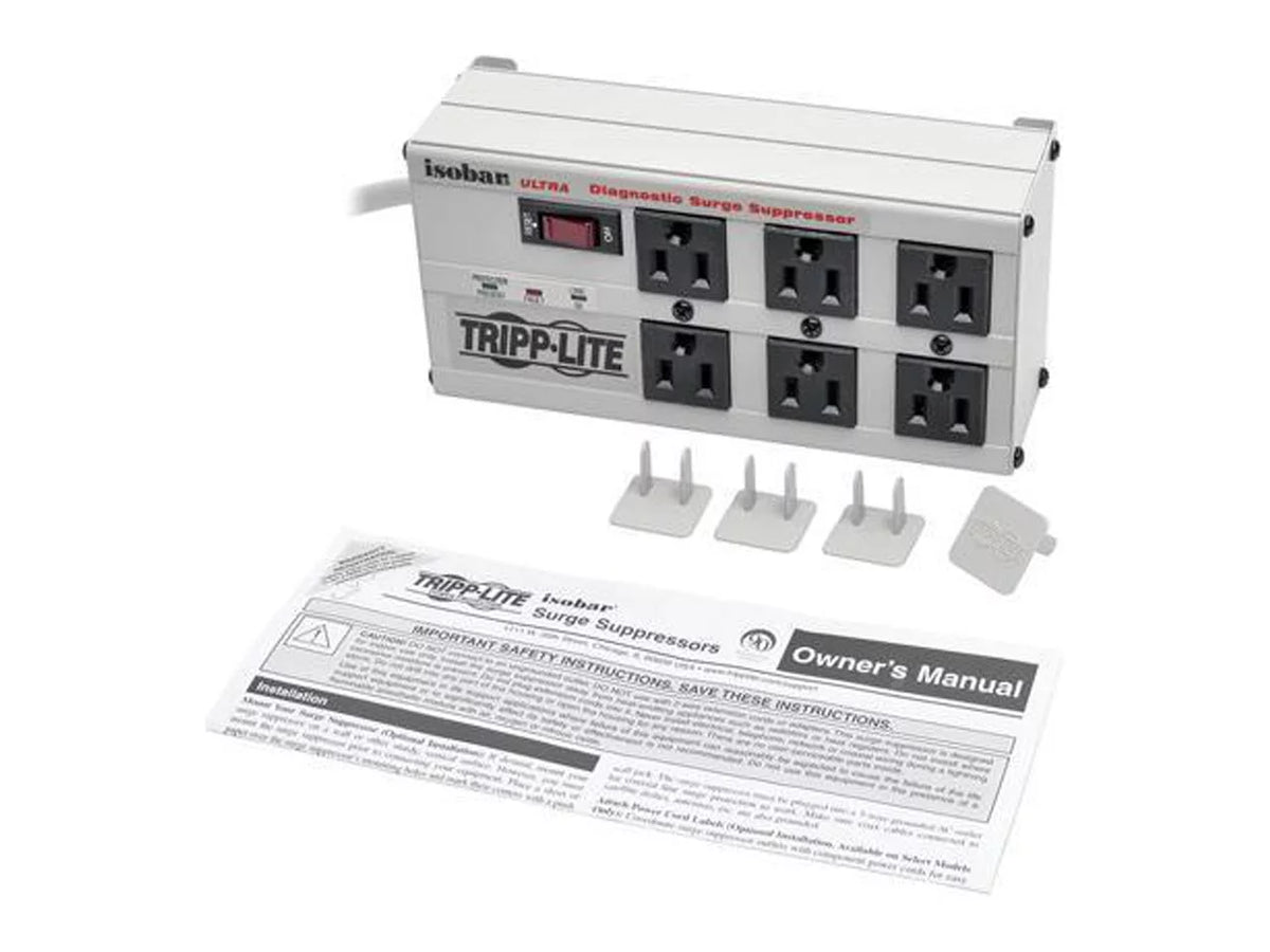 6 Outlets 3330 Joules Surge Suppressor X186