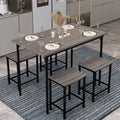 5 Piece Dining Room Set 1 Table and 4 Chairs D8353