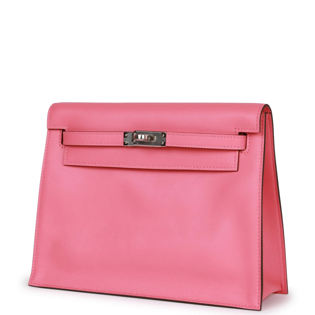 Rose Azalee Palladium Hardware Handbag O9864