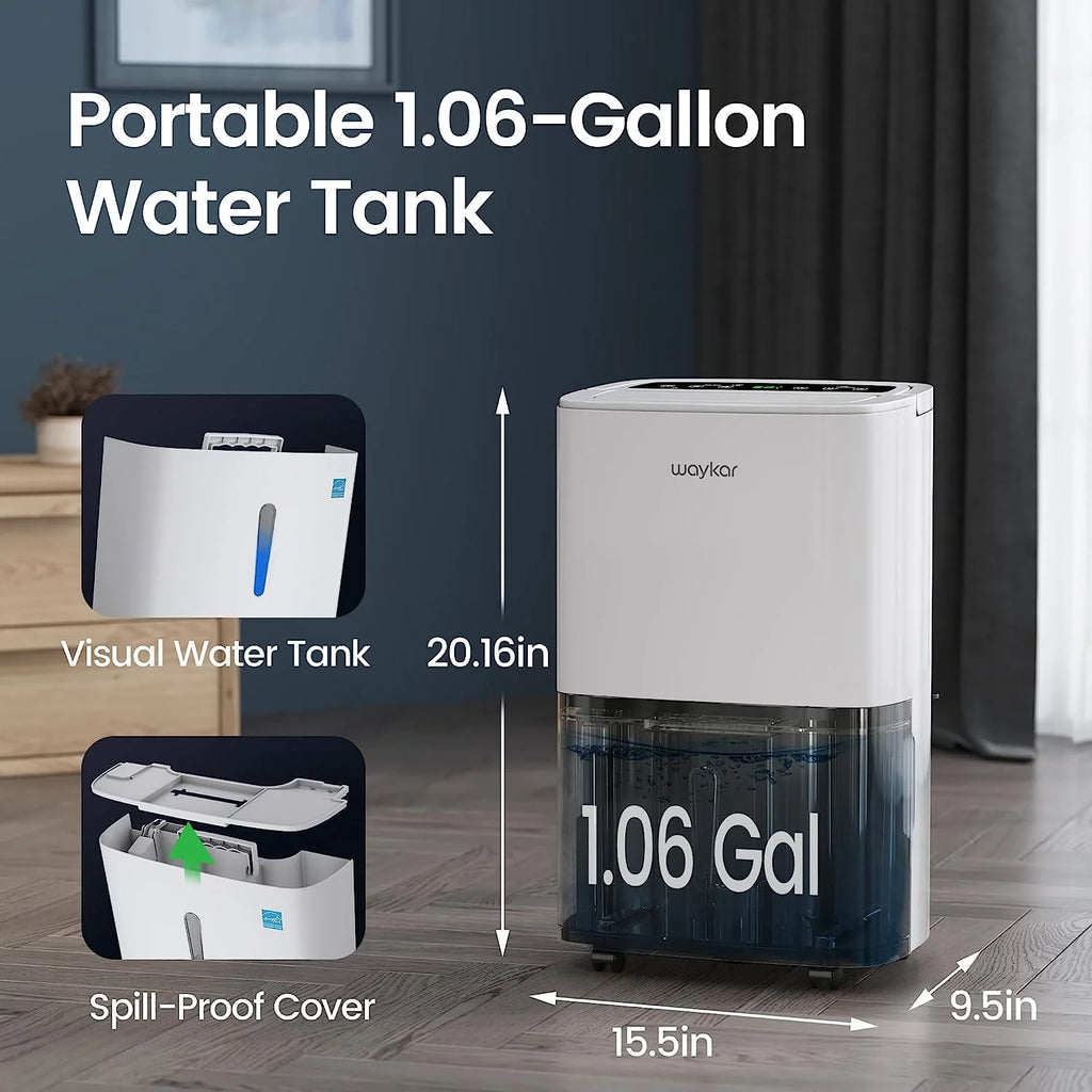 80 Pints Energy Star Home Dehumidifier with Drain Hose Y535