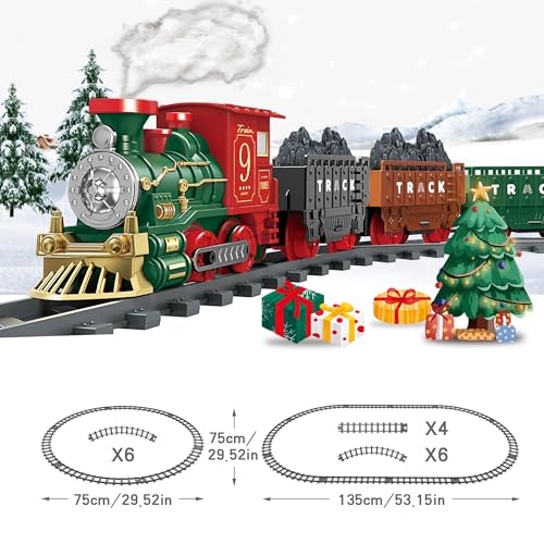 Electric Train Set with Smoke Light & Sound L980979
