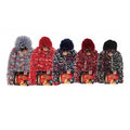Thermal Knit Hat with Pom Pom Assorted Color Case of 72 D9977