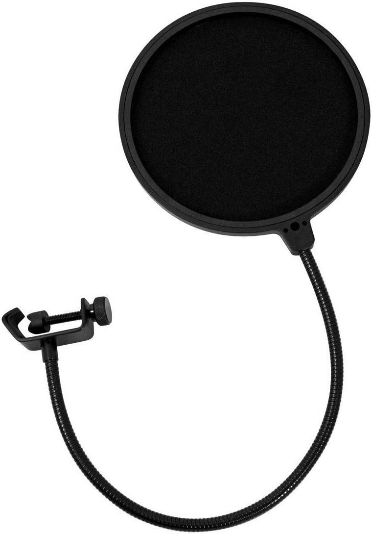 Large Diaphragm Condenser Microphone with Pop Filter and XLR To XLR Cable R9371