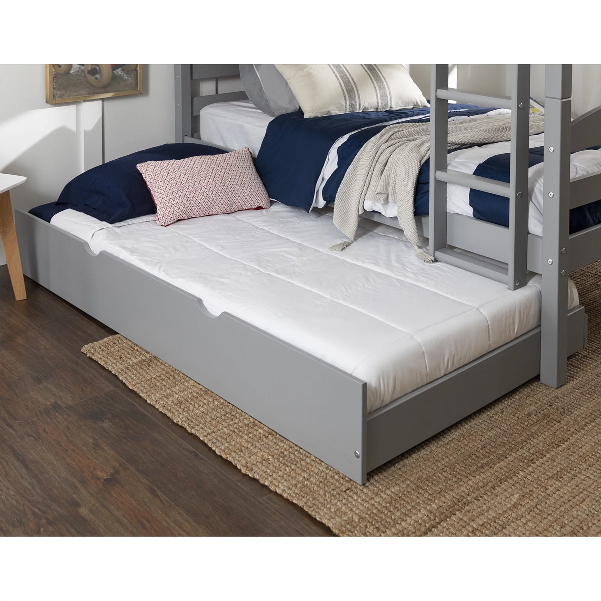 Solid Wood Twin Trundle Bed B717