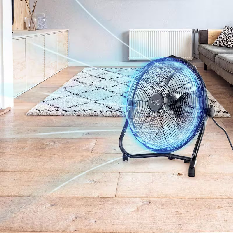14 Inch 3 Speed Metal Floor Fan V719