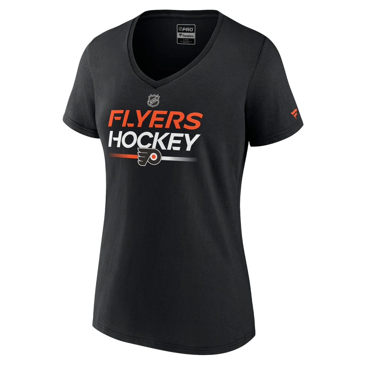 Black Philadelphia Flyers Authentic Pro V-Neck T-Shirt J728924