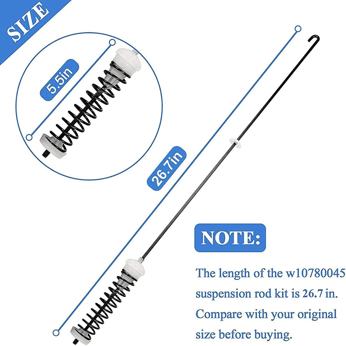 Washing Suspension Rod Kit C3977