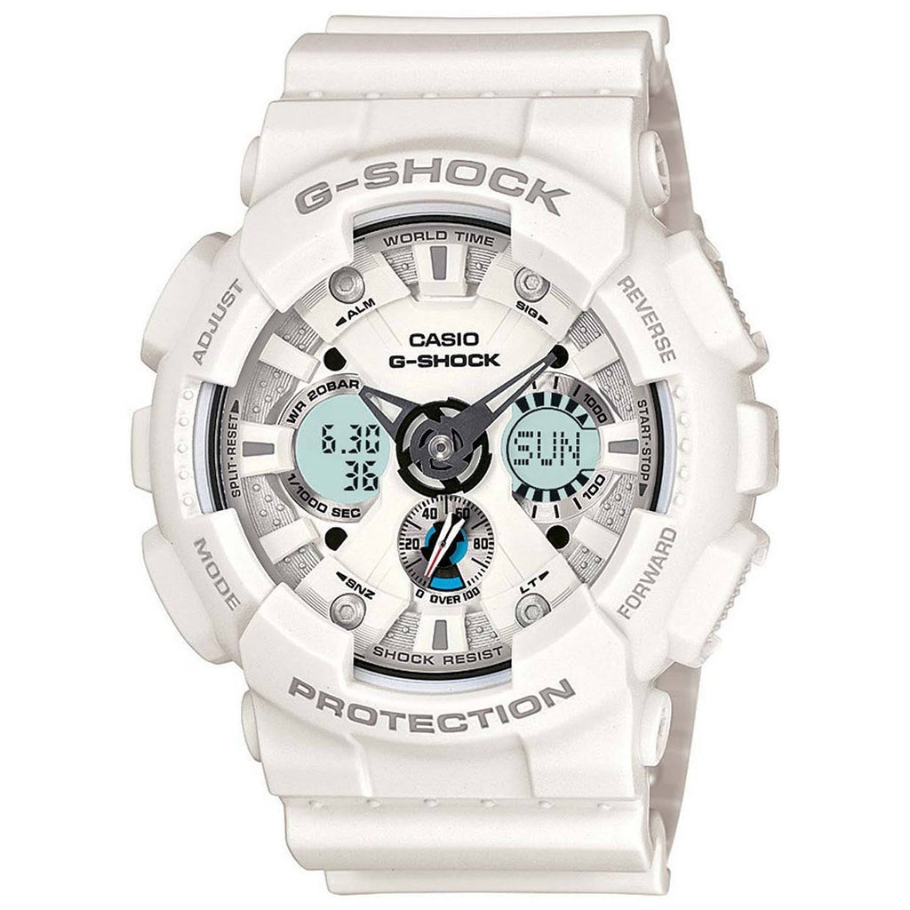 White Analog Digital Anti-magnetic G-Shock Watch B703