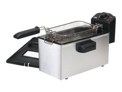 3.5-Quart Immersion Deep Stainless Steel Fryer A379434
