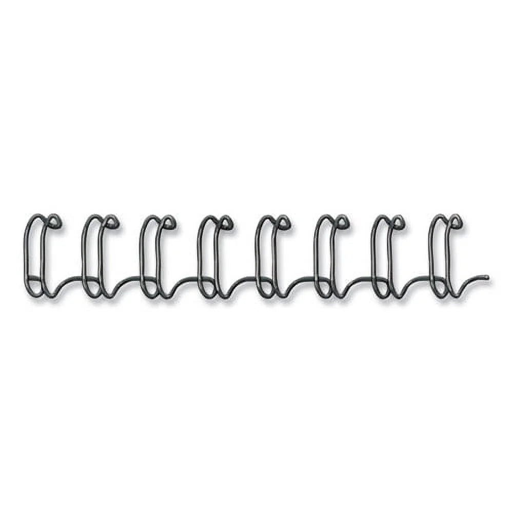 Black 3/8" Wire Bindings, 25/pack, Bundle of 5 Packs U734