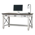 White Wood Height Adjustable Sit/Stand Desk E2950