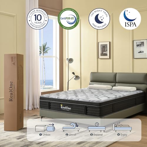 Queen 12 Inch Hybrid Mattress in a Box S545110