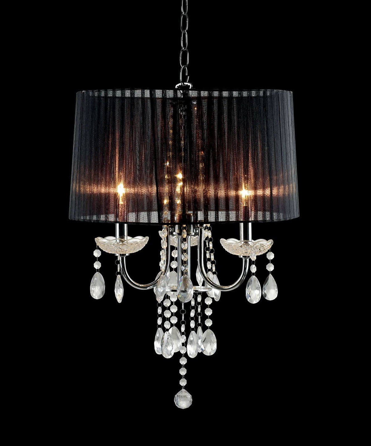 Black Ceiling Lamp W580